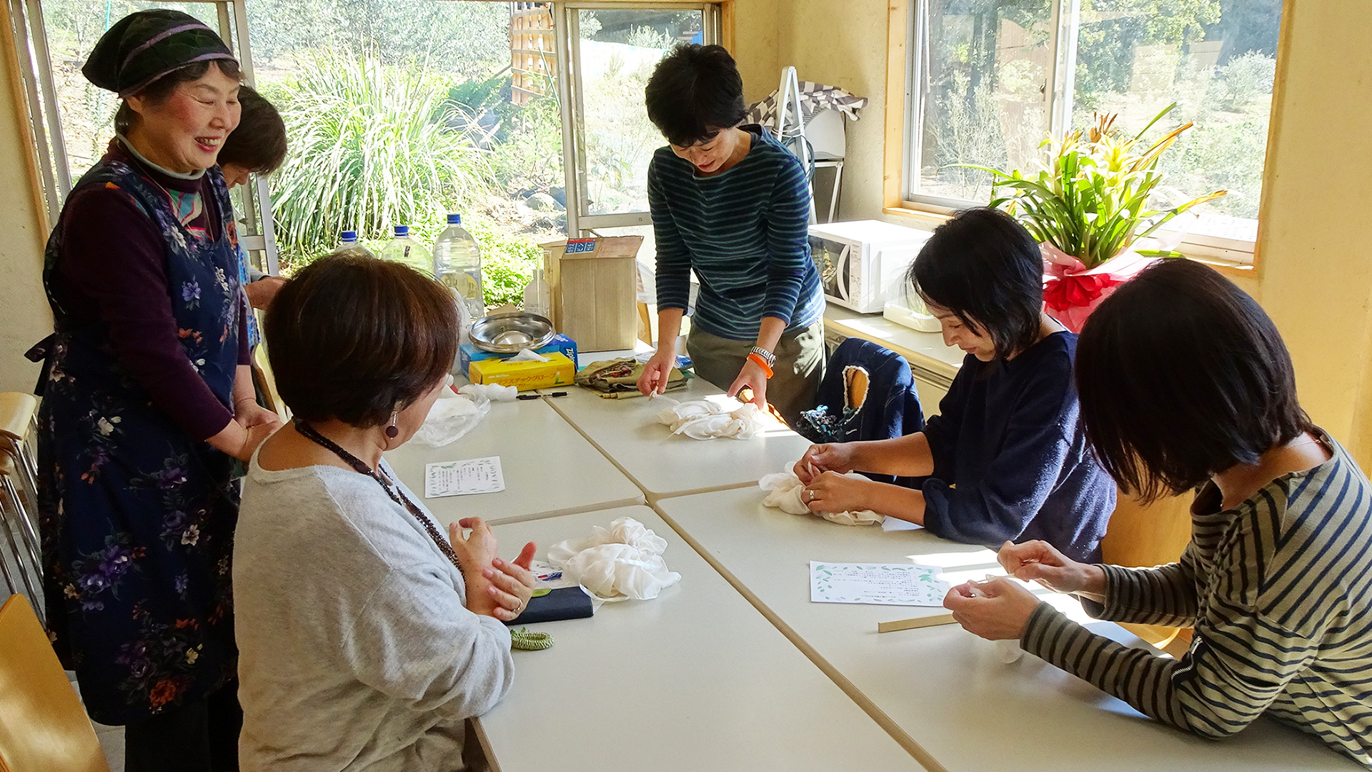 オリーブ染めのお店「cornucopiae（コルヌーコピアイ）」